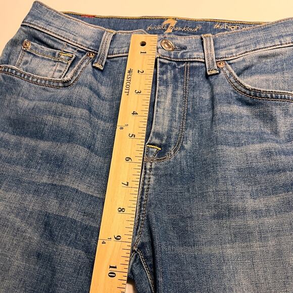 7 for all Mankind Women’s High Rise Skinny Ankle Jeans Size 26 - Picture 9 of 10
